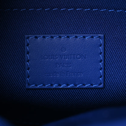 Louis Vuitton Taurillon Monogram S Lock Messenger Blue 5 of 5