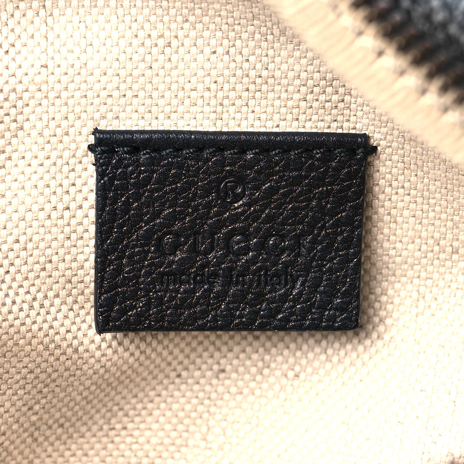 Gucci Grained Calfskin Small Logo Belt Bag Black 6 of 10