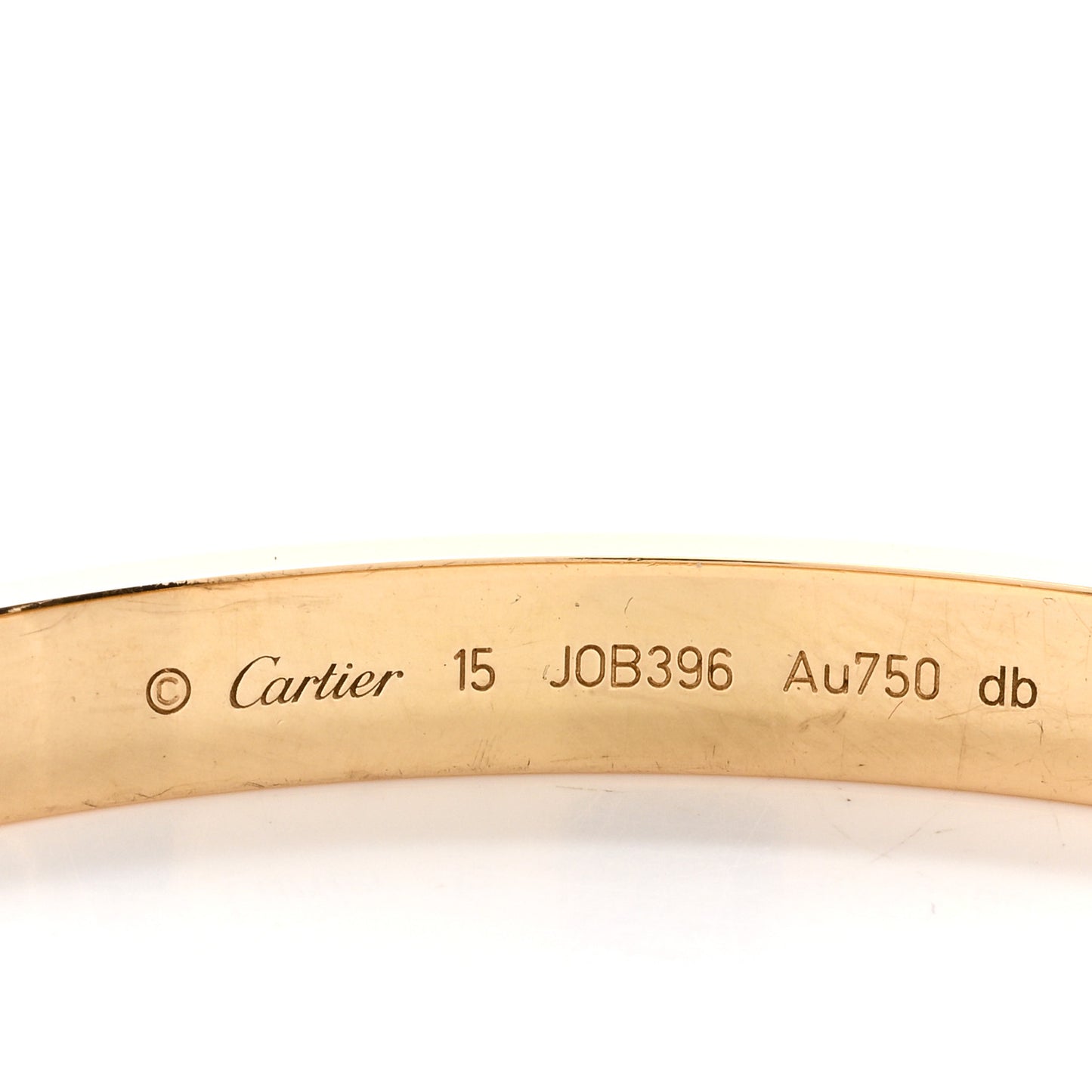 18K Yellow Gold LOVE Bracelet 15