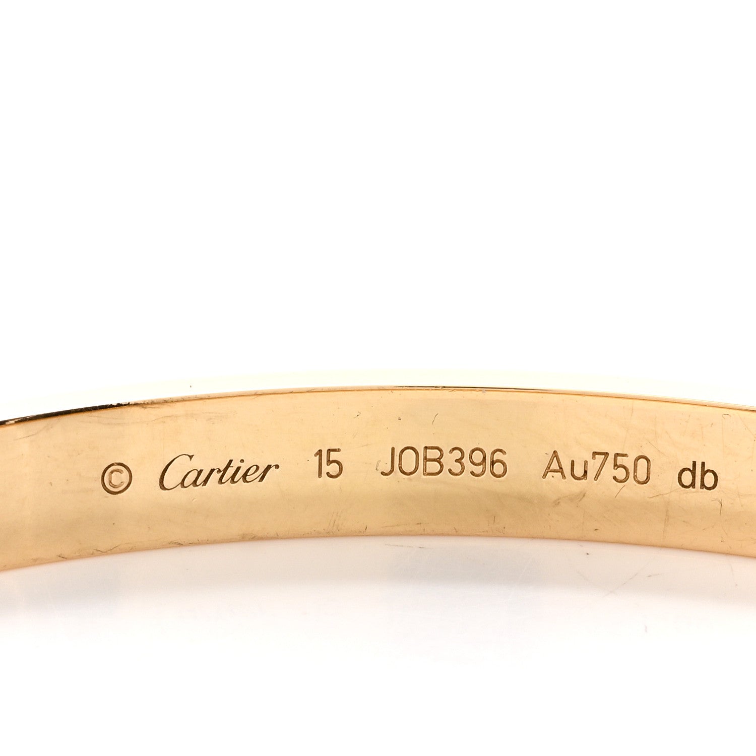 Cartier 18K Yellow Gold LOVE Bracelet 15 4 of 5