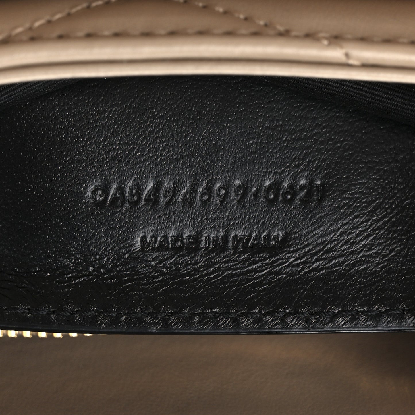 Calfskin Y Quilted Monogram Small Loulou Chain Satchel Dark Beige