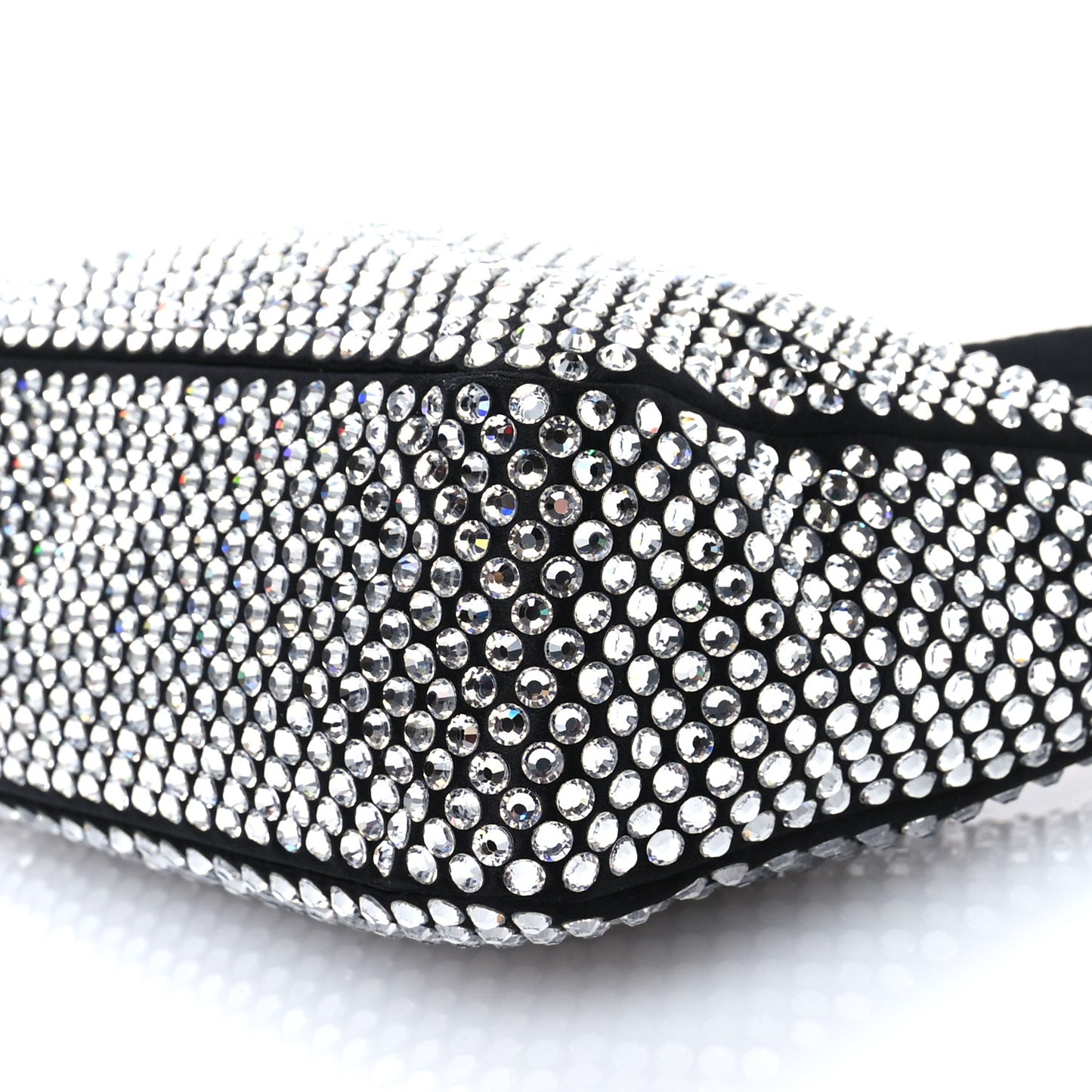 Satin Crystal Mini Re-Edition 2000 Bag Cristal