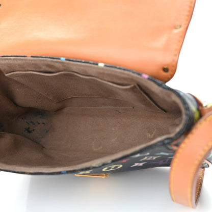 Louis Vuitton Monogram Multicolor Sologne Black 7 of 14