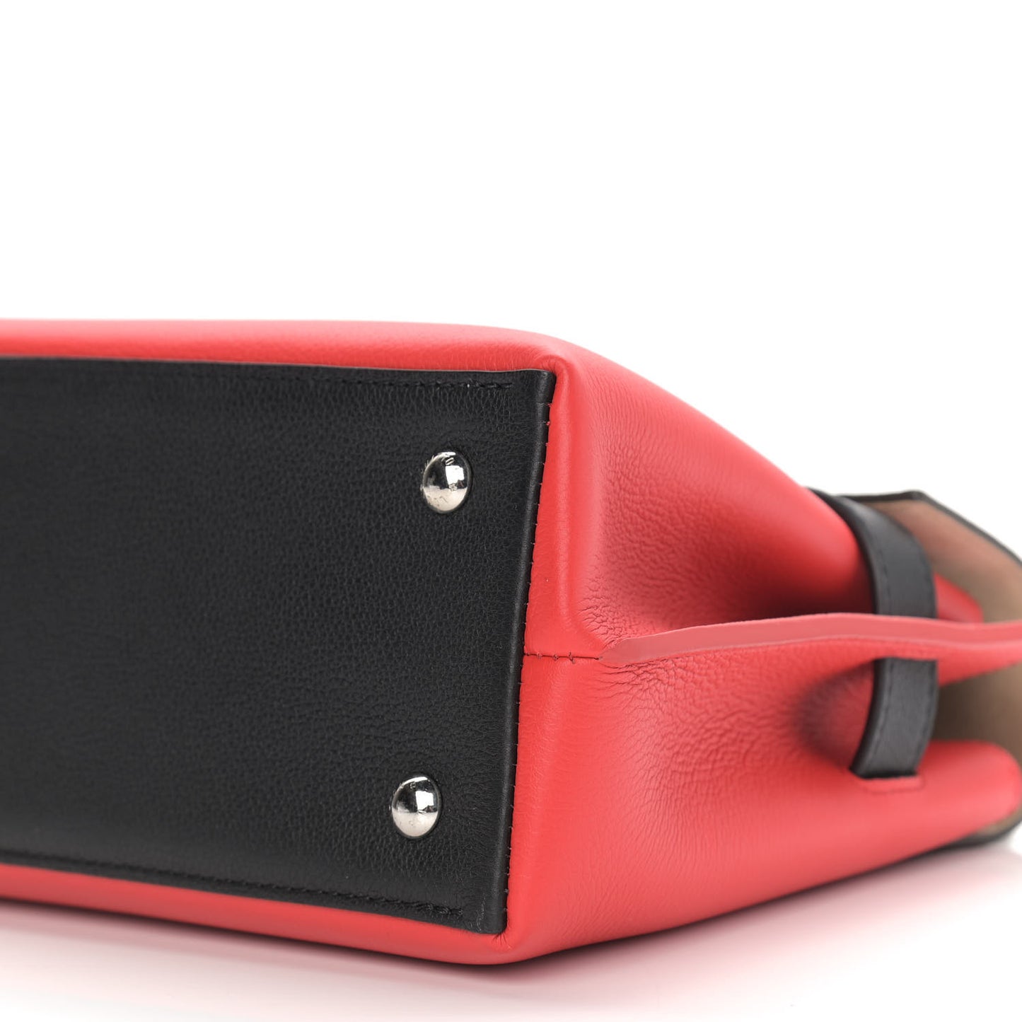 Soft Calfskin Lockme Ever BB Kabuki Red Quartz Black