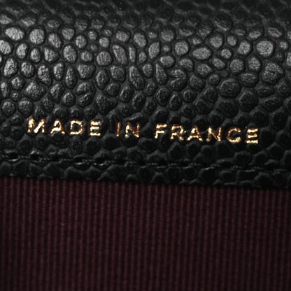 Chanel Caviar Quilted Flap Card Holder Wallet Black 8 of 10