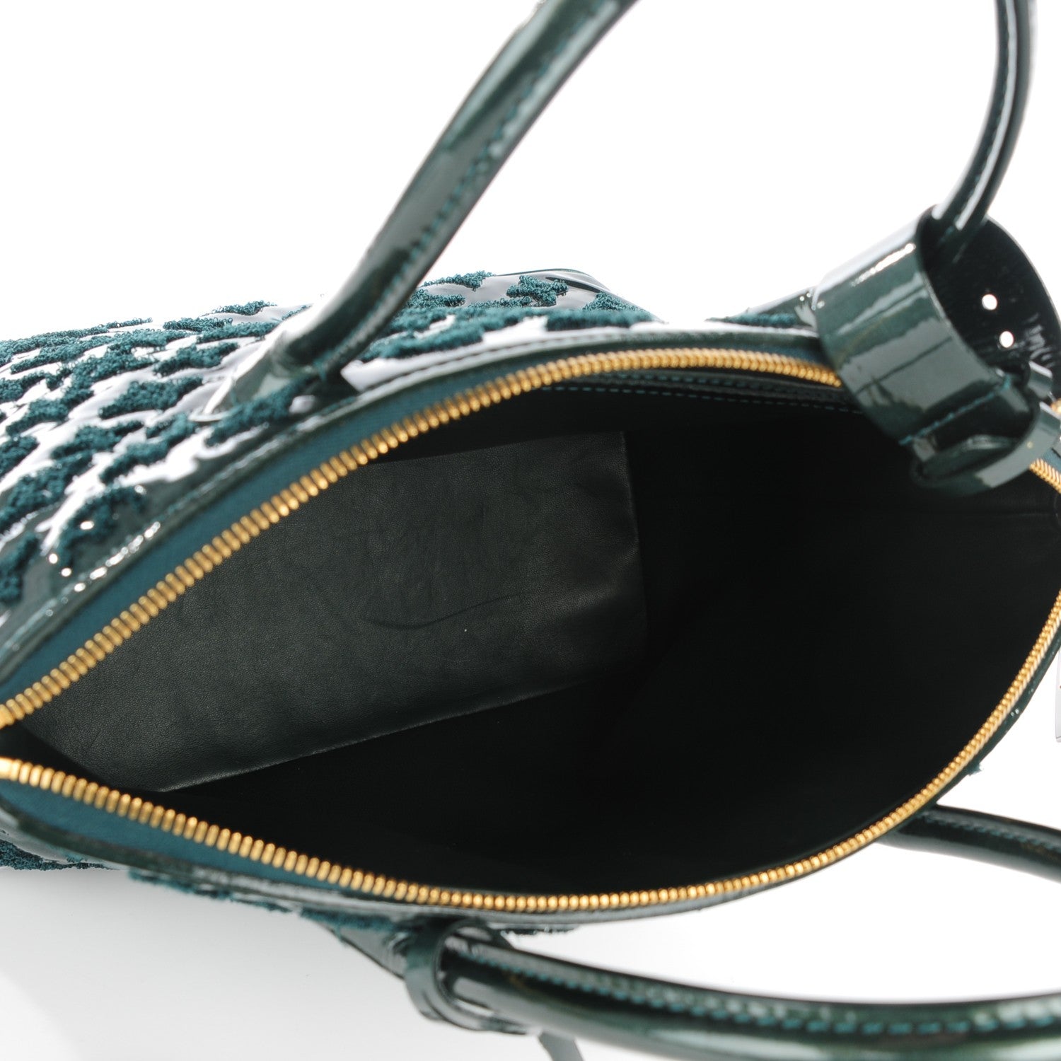 Louis Vuitton Patent Lambskin Fascination Lockit Vert Fonce 5 of 7