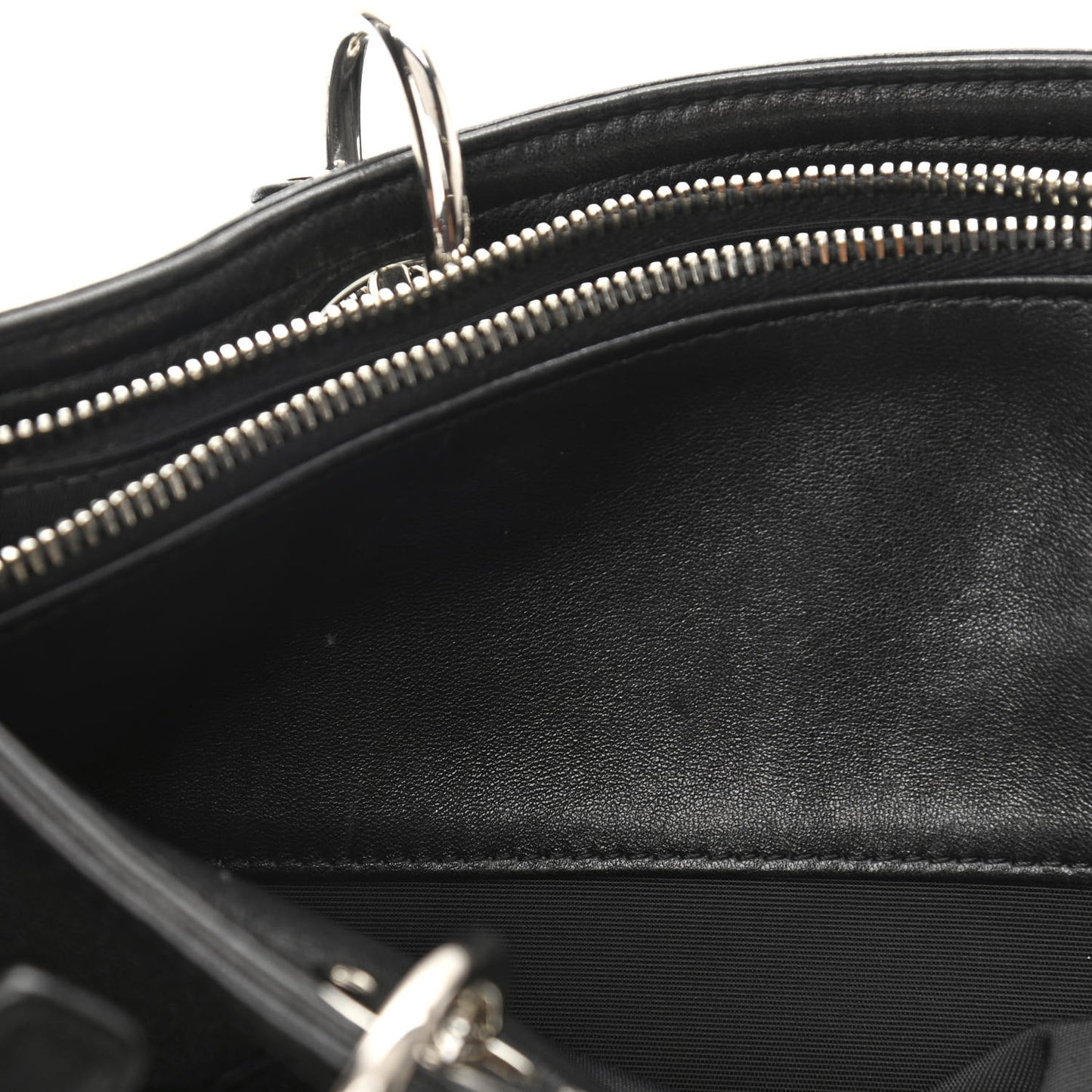 Lambskin Cannage Granville Polochon Black