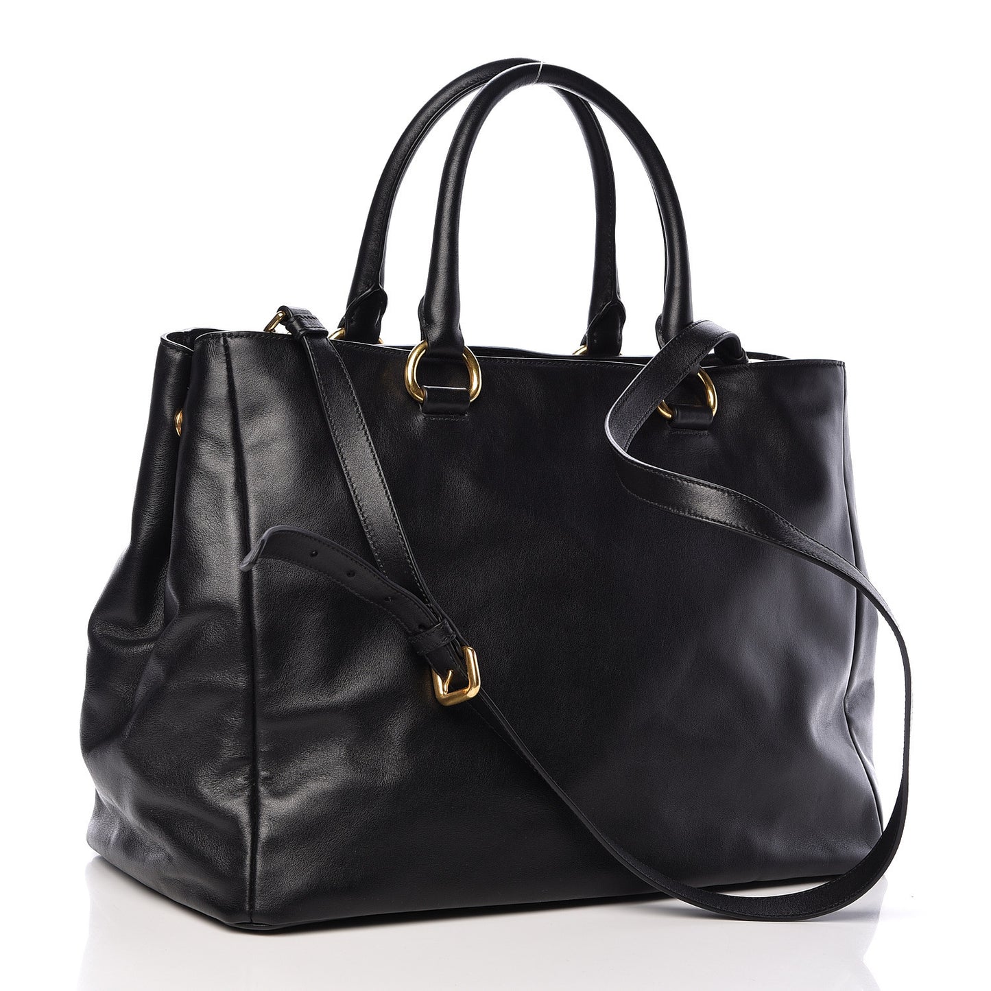 Soft Calf Tote Black