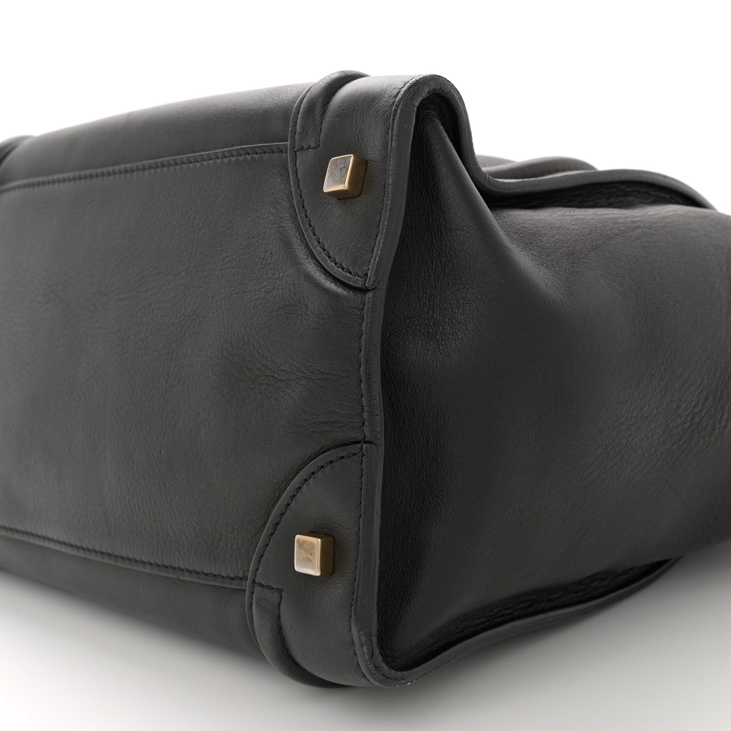 Smooth Calfskin Mini Luggage Black