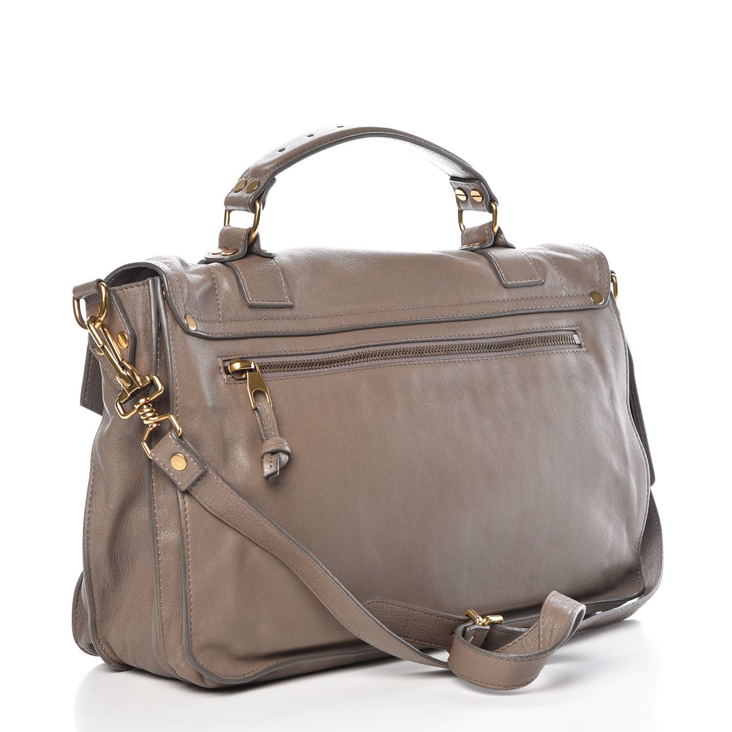 Lambskin Medium PS1 Satchel Smoke