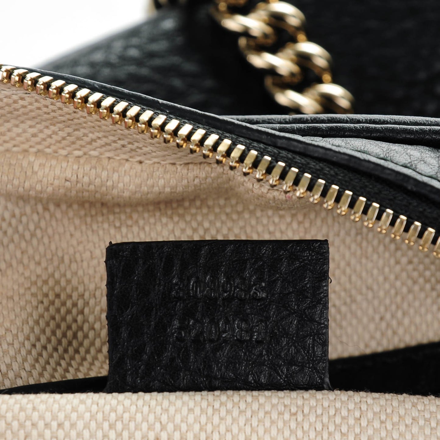 Pebbled Calfskin Small Soho Bowler Black