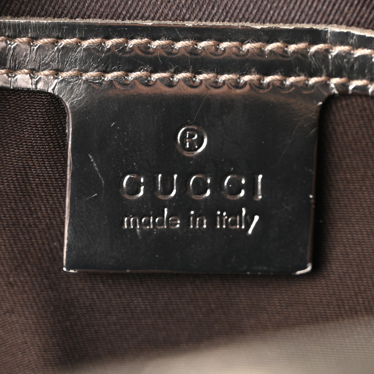 GG Plus Monogram Medium Joy Boston Pewter