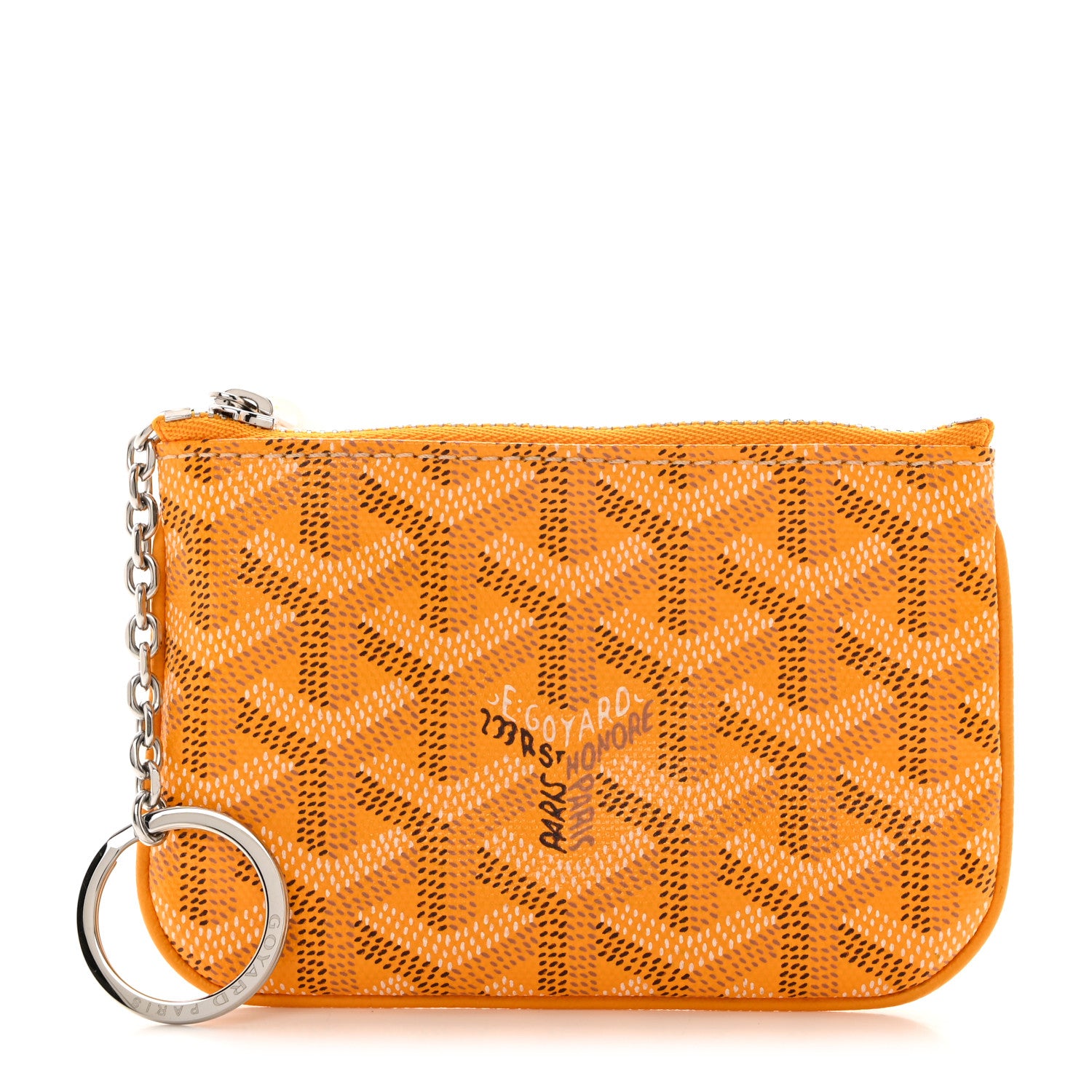 Goyard Goyardine Nano Senat Key Pouch Yellow 1 of 8