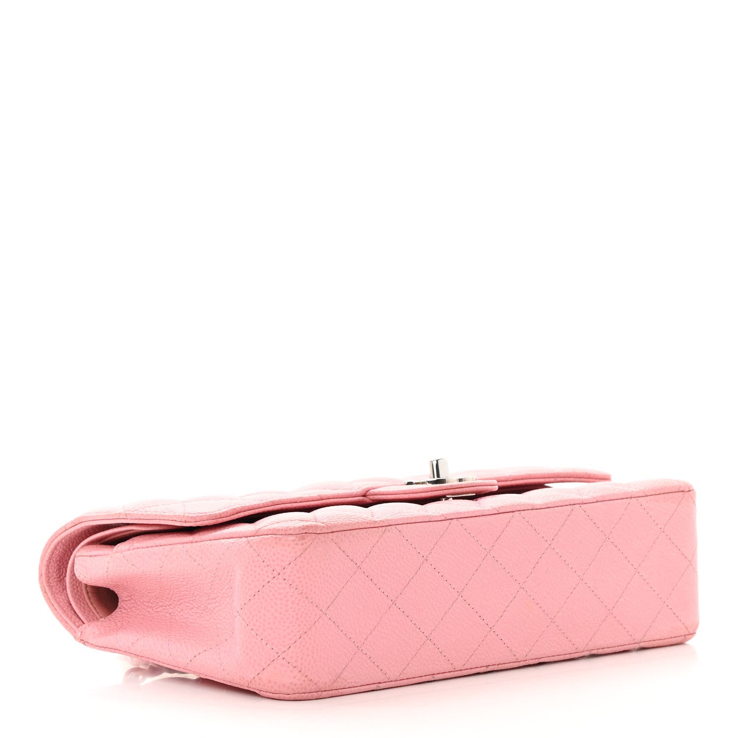 Chanel Caviar Quilted Medium Double Flap Light Pink 4 of 15