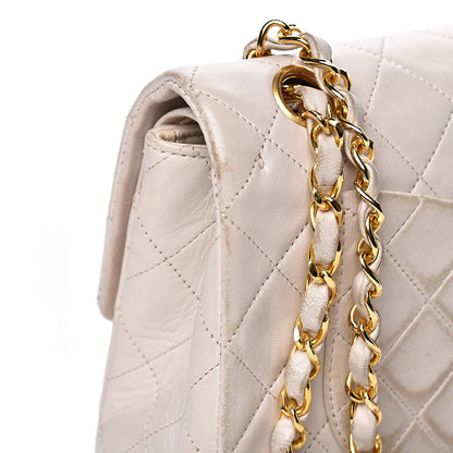 Chanel Lambskin Quilted Small Double Flap White 14 of 21