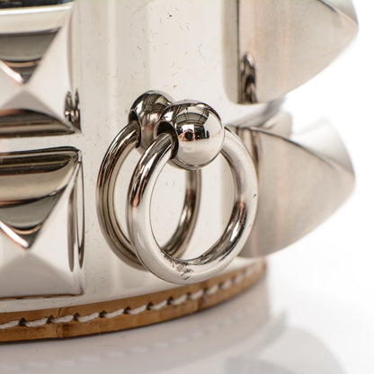 Hermes Matte Alligator Collier De Chien CDC Bracelet S Maize 4 of 7
