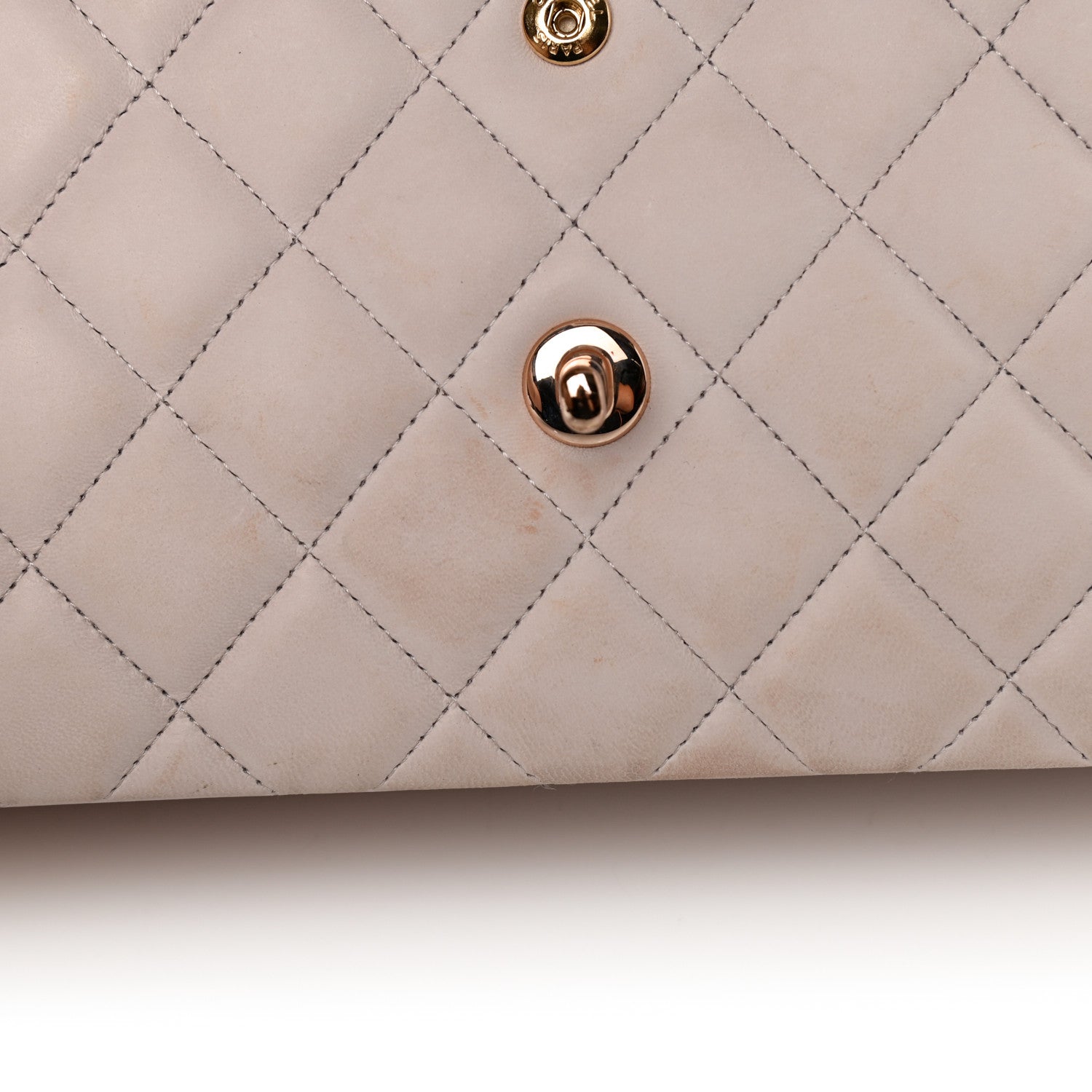 Chanel Lambskin Quilted Jumbo Double Flap Light Pink 12 of 19