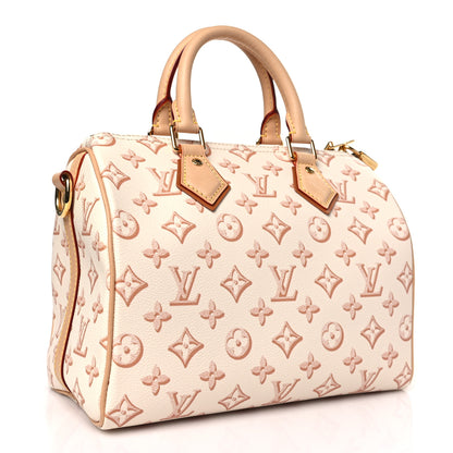 Louis Vuitton Monogram Fall for You Speedy Bandouliere 25 Beige Clair 3 of 8