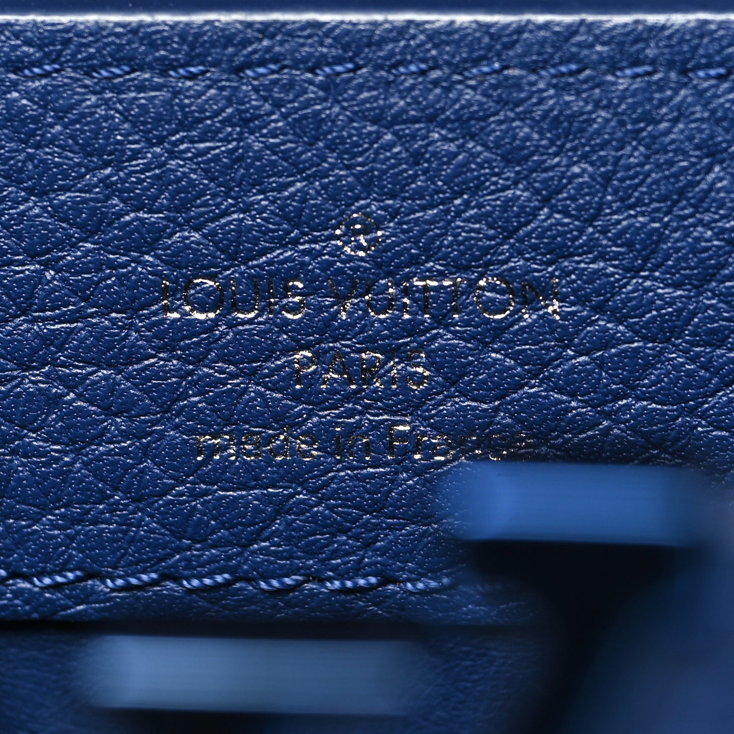 Taurillon Capucines Mini Blue