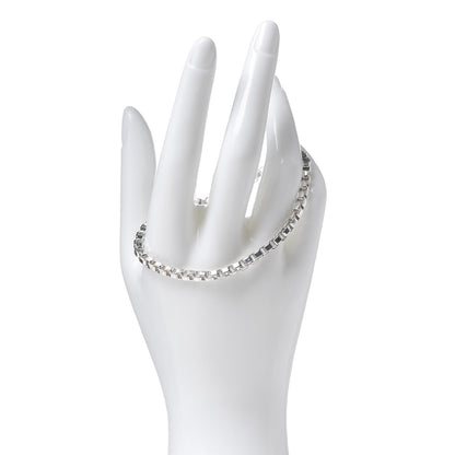 Tiffany Sterling Silver 4mm Venetian Link Bracelet 2 of 4