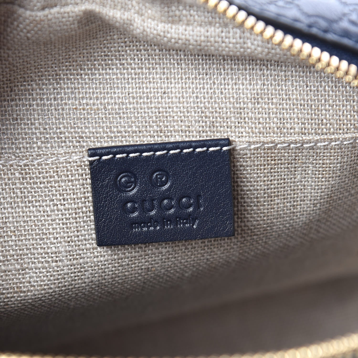 Gucci Soft Microguccissima Mini Bree Messenger Bag Blue 6 of 9