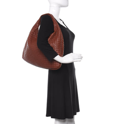 Bottega Veneta Nappa Intrecciato Medium Veneta Hobo Tea 2 of 9