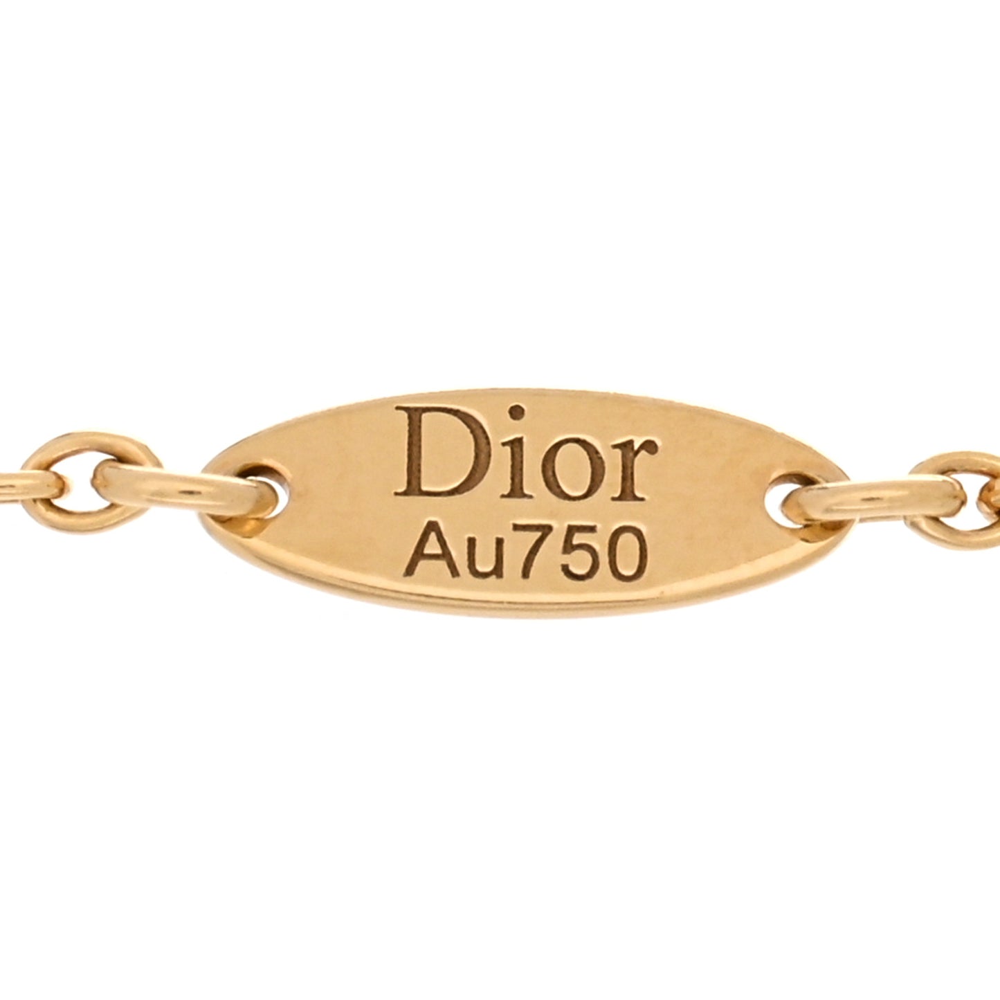 18K Yellow Gold Diamond Mother of Pearl Rose Des Vents Bracelet