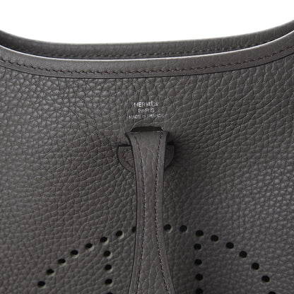 Hermes Taurillon Clemence Evelyne TPM Etain 5 of 8