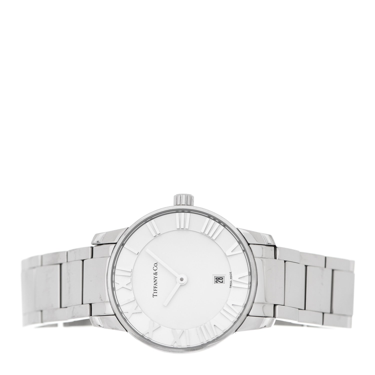 Tiffany Stainless Steel 29mm Atlas 2-Hand Quartz Watch 2 of 4