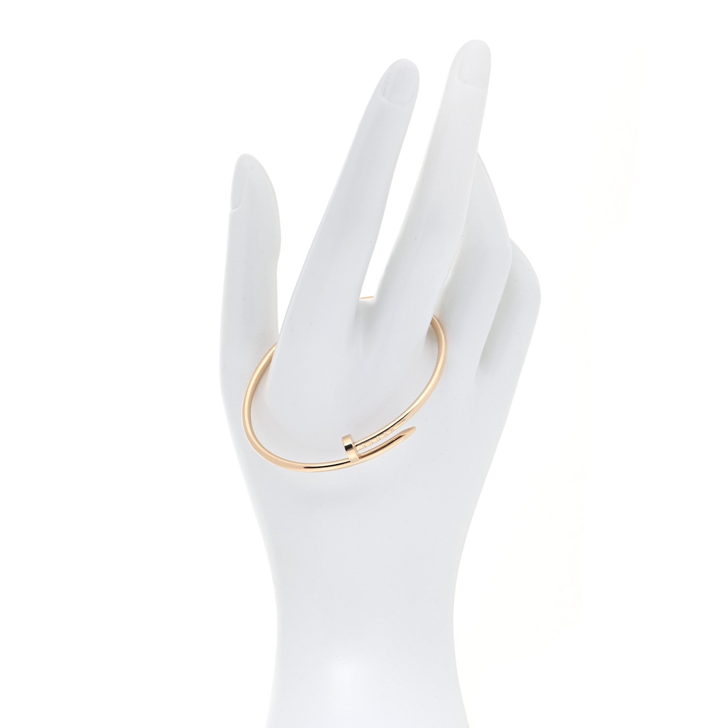 Cartier 18K Yellow Gold Small Juste Un Clou Bracelet 16 2 of 6