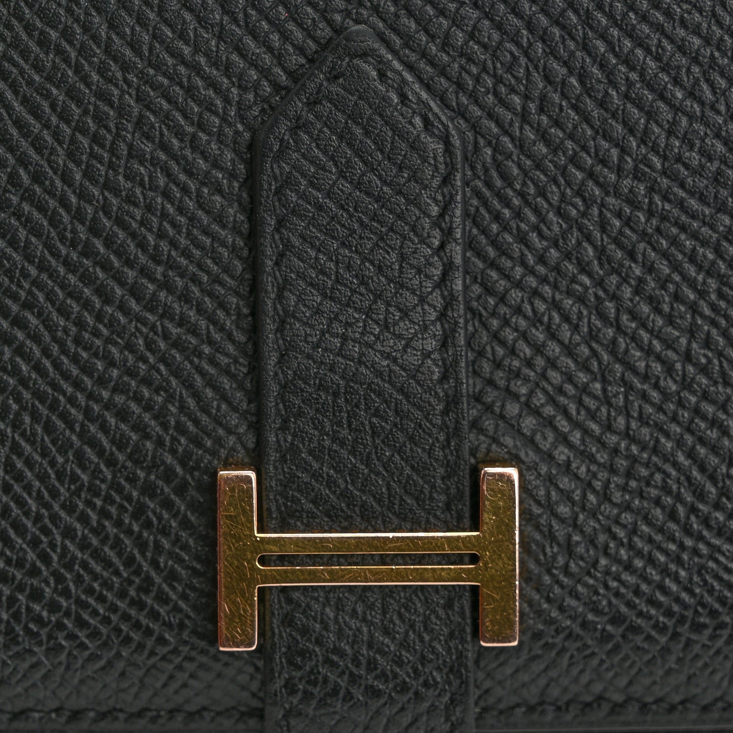 Hermes Epsom Bearn Compact Wallet Black 13 of 13