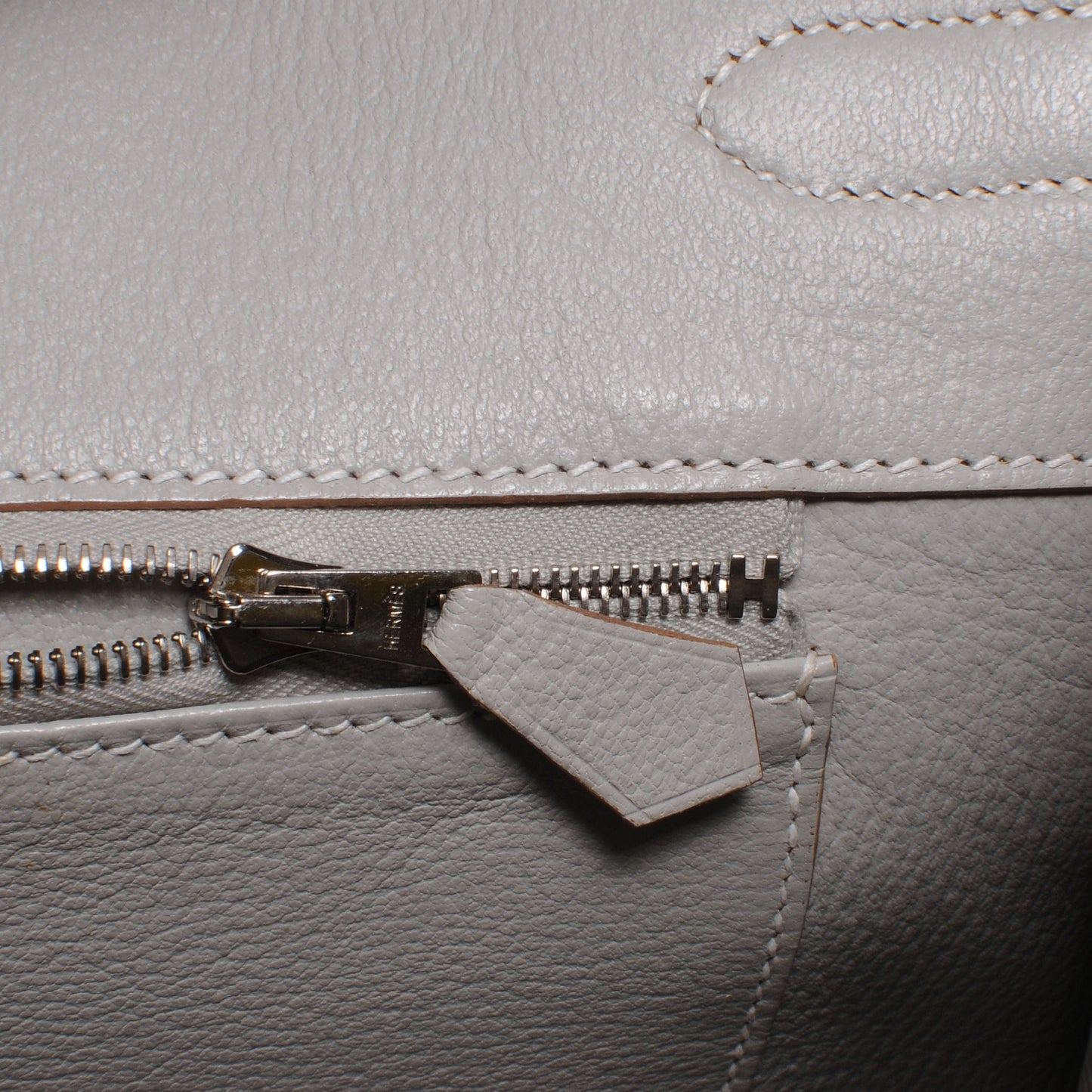 Epsom Candy Birkin 35 Lime and Gris Perle
