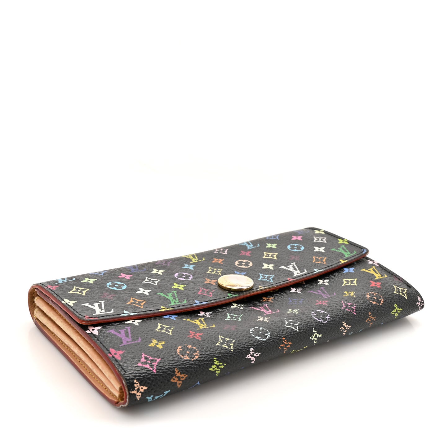 Monogram Multicolor Sarah Wallet Black