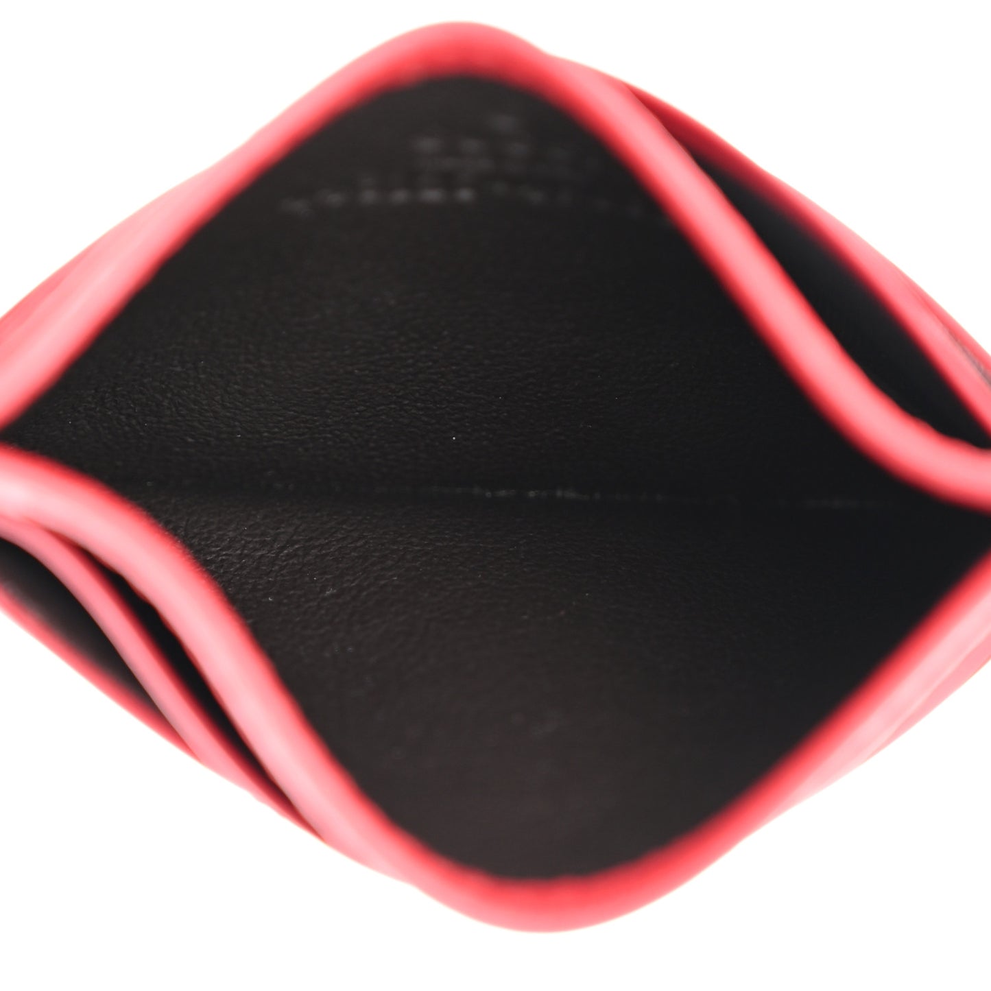 Calfskin Matelasse GG Marmont Card Holder Hibiscus Red