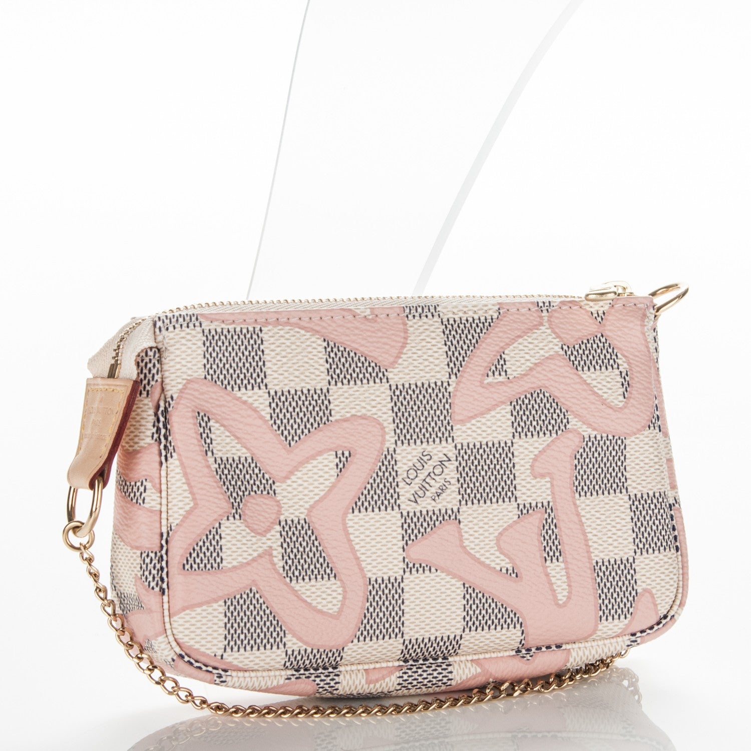 Louis Vuitton Damier Azur Tahitienne Mini Pochette Accessories 3 of 7