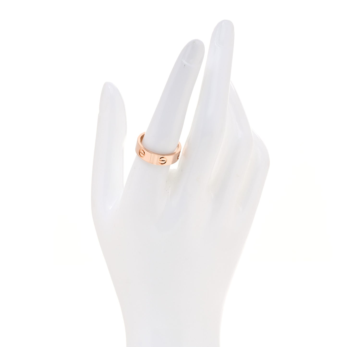18K Pink Gold 5.5mm LOVE Ring 56 7.5