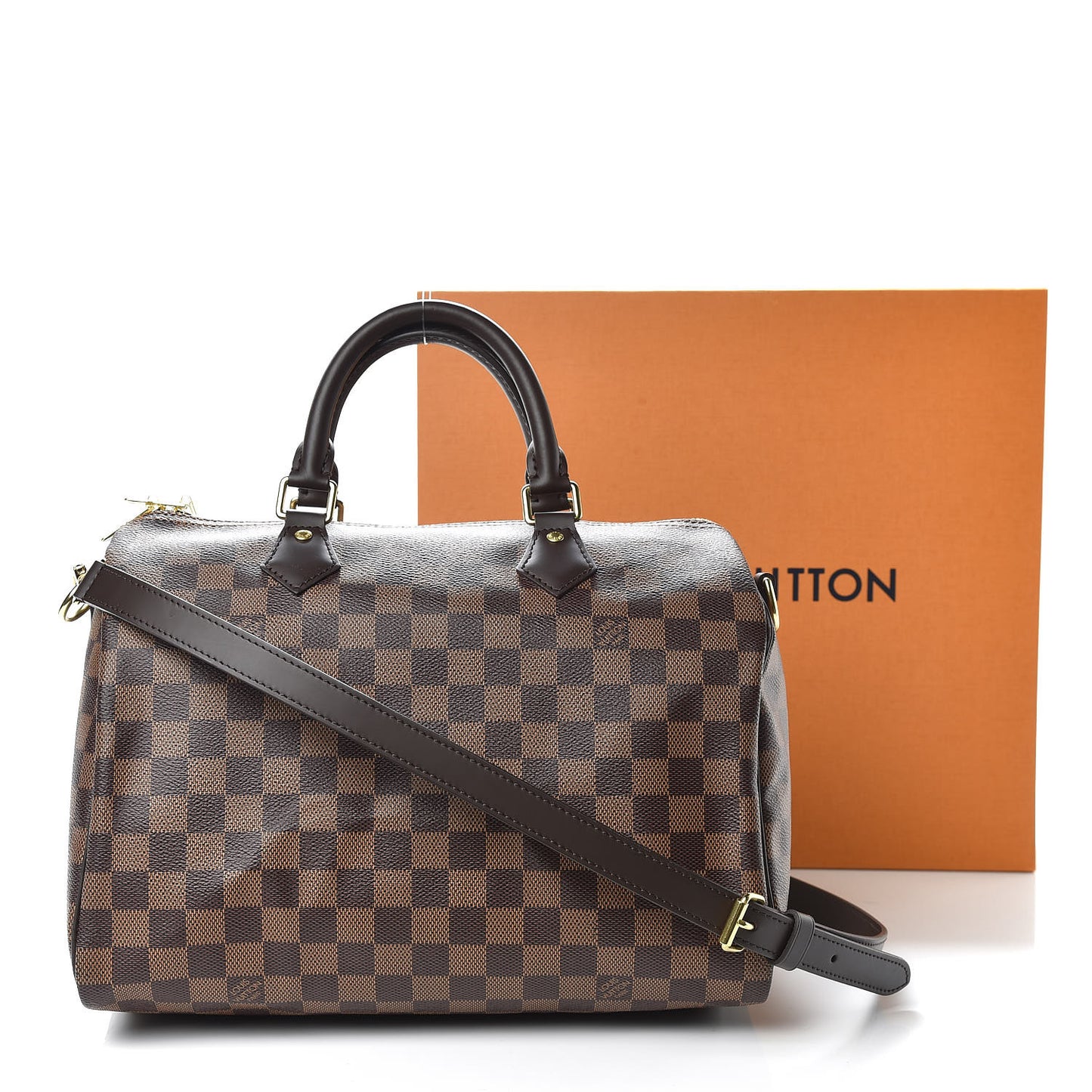Damier Ebene Speedy Bandouliere 30