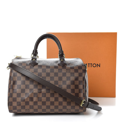 Louis Vuitton Damier Ebene Speedy Bandouliere 30 12 of 12