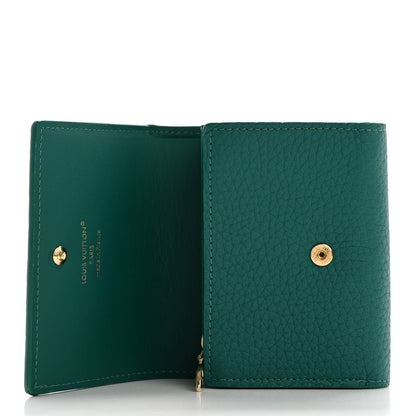 Louis Vuitton Taurillon Capucines Tiny Wallet Emerald Green 5 of 7