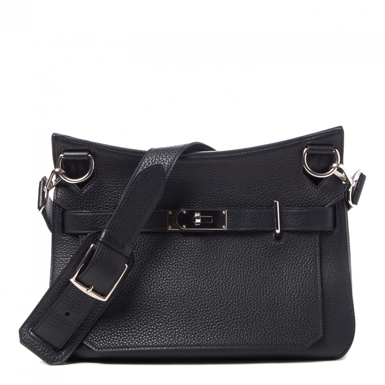 Hermes Taurillon Clemence Jypsiere 31 Black 1 of 10