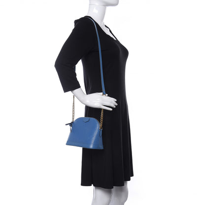 Louis Vuitton Epi Alma Mini Bleuet 2 of 10