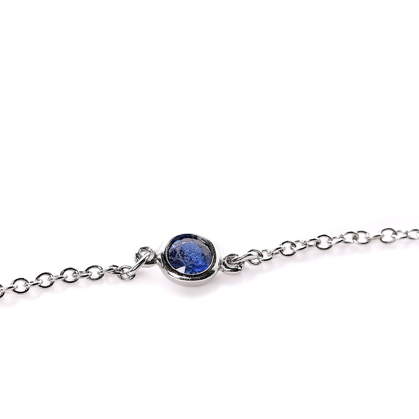 Platinum Blue Sapphire Elsa Peretti Color By The Yard Bracelet