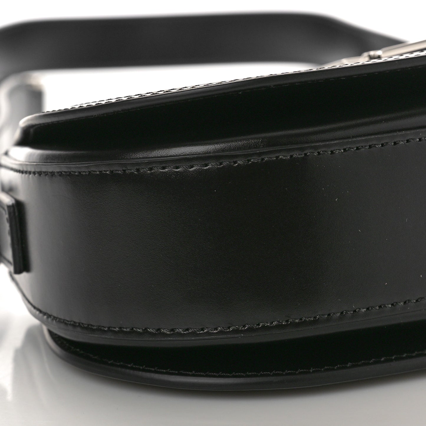 Calfskin Medium Greca Goddess Shoulder Bag Black
