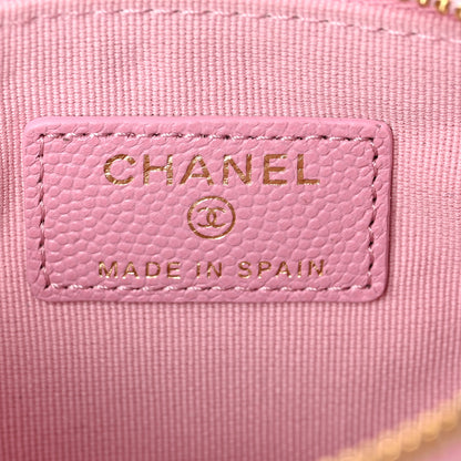 Chanel Caviar Quilted Small Cosmetic Case Pink 11 of 14
