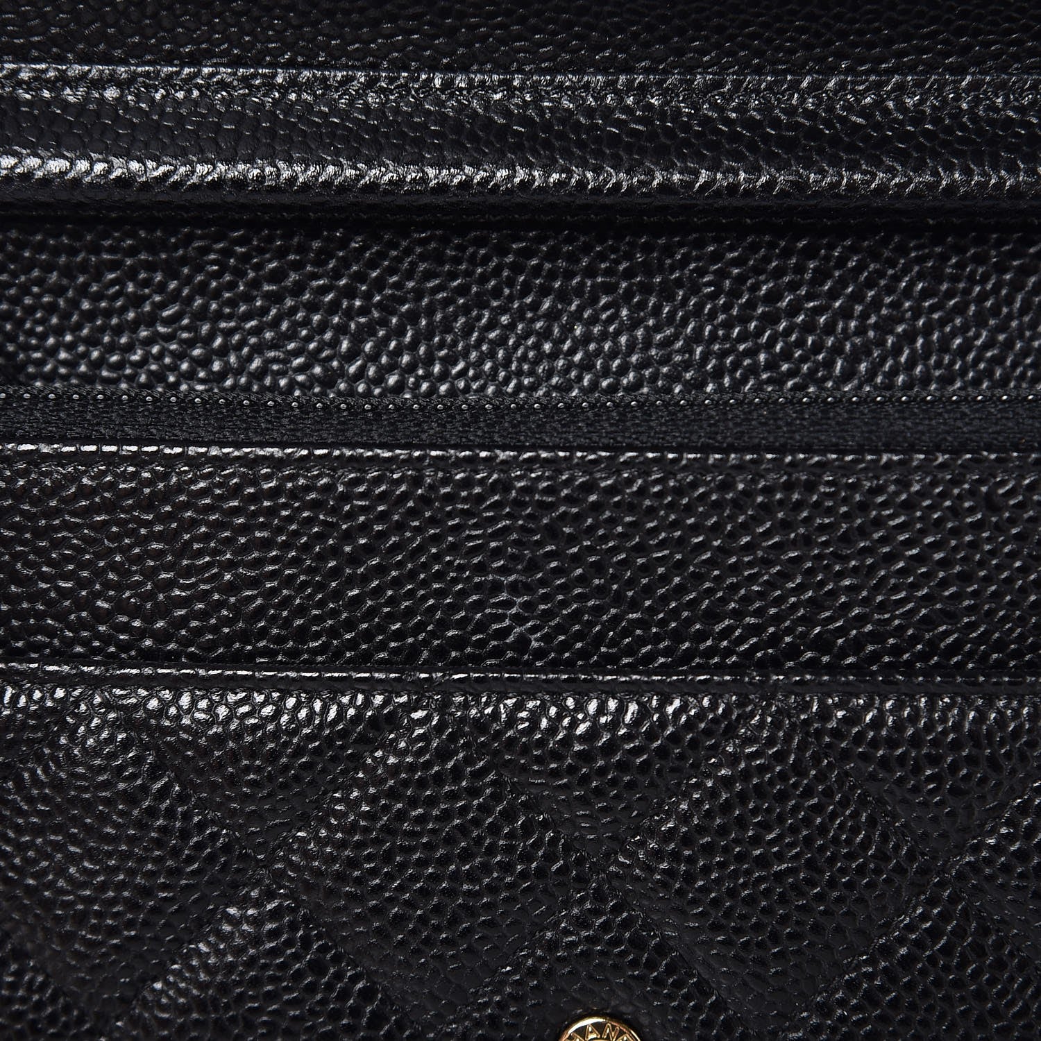 Chanel Caviar Quilted Wallet On Chain WOC Black 9 of 9