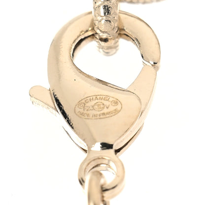 Chanel Pearl CC 100th Anniversary Necklace Light Gold 3 of 3