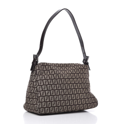 Fendi Zucchino Vitello Mama Baguette Testa di Moro Beige 3 of 9