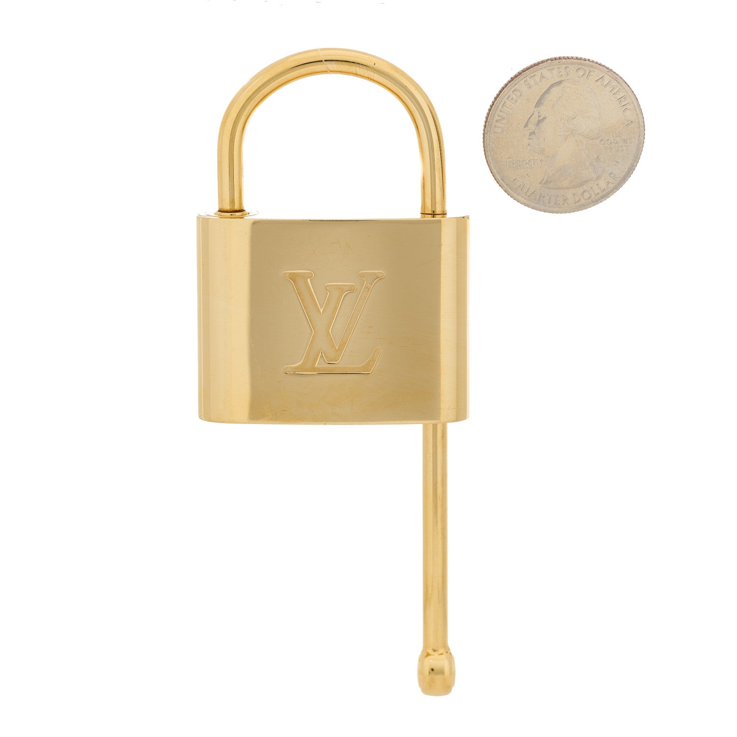 Louis Vuitton Lock Purse Hook Gold 3 of 4