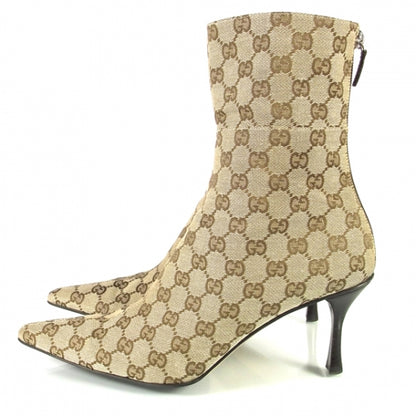 Gucci Monogram Short Boots 10.5 Ebony 2 of 6