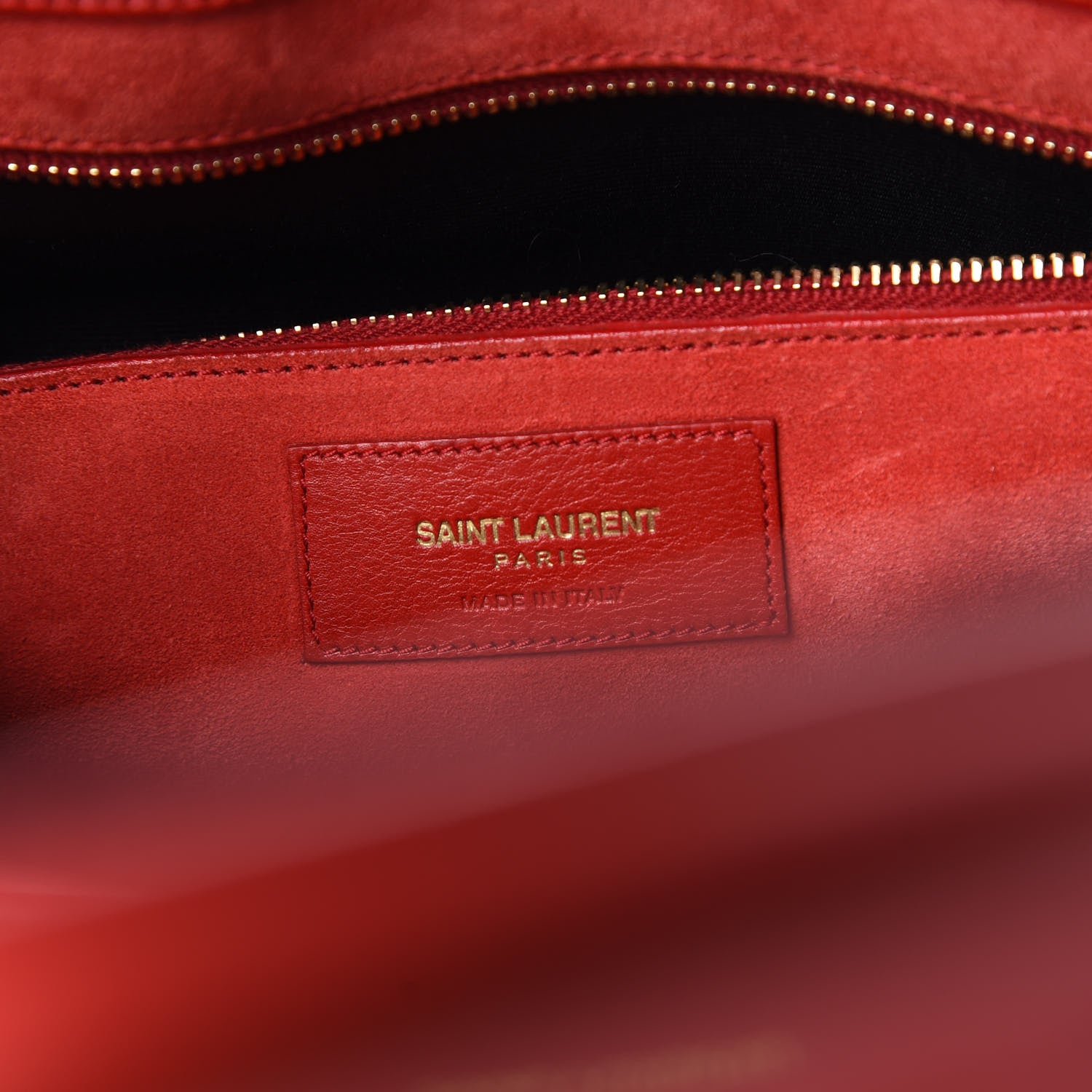 Saint Laurent Calfskin Large Sac De Jour Lipstick Red 8 of 10